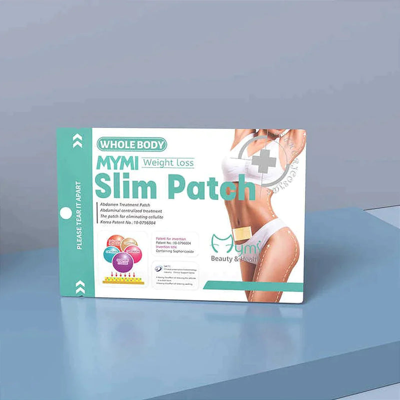 10 Adesivos Slim Patch Redutor De Peso Celulite Inchaço Mymi